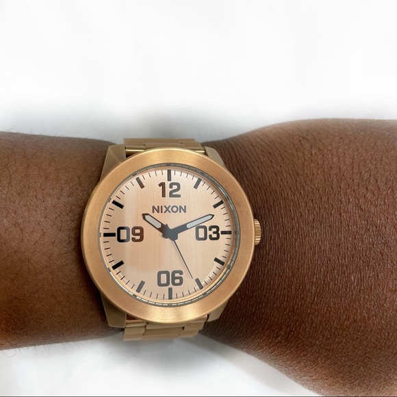 NIXON THE CORPORAL STAINLESS STEEL WATCH - Picture 10 of 10